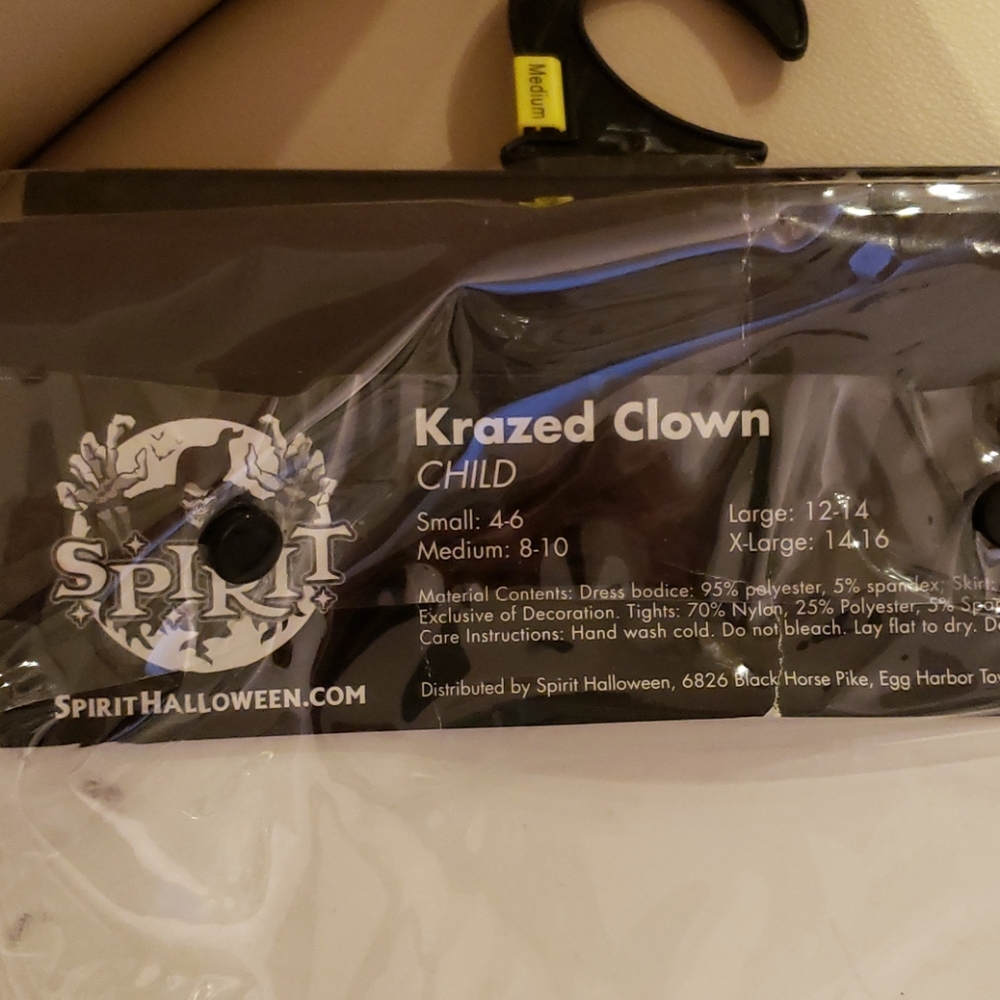 Spirit custom killer clown kid medium - Picture 2 of 3